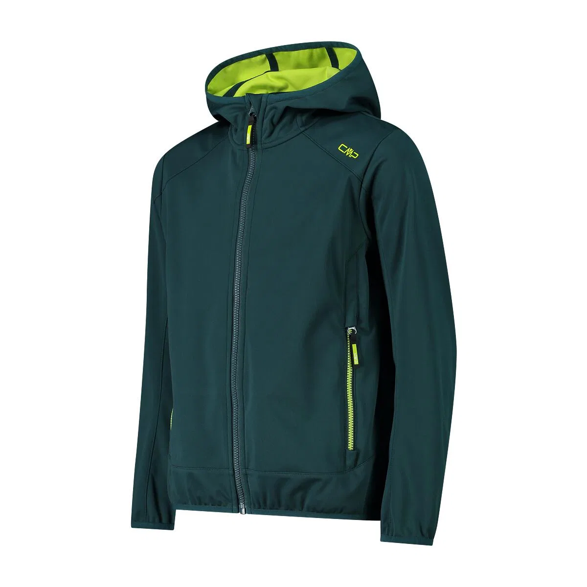 Детская софтшелл-куртка с капюшоном Boy Jacket Fix Hood Cmp, Grun / Grau — фото 3