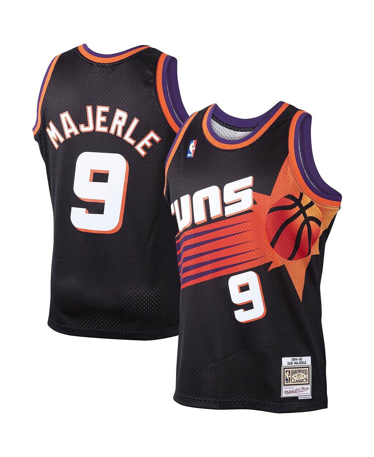 

Мужская футболка dan majerle black phoenix suns 1994-95 hardwood classics swingman player Mitchell & Ness, черный