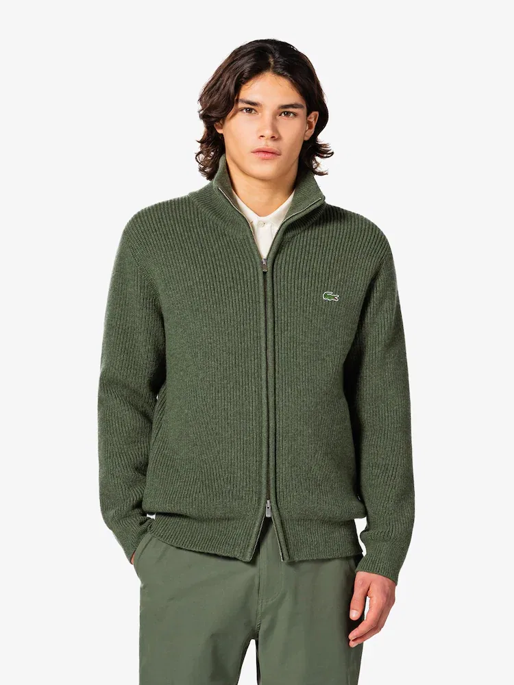 Пуловер из рибаны LACOSTE