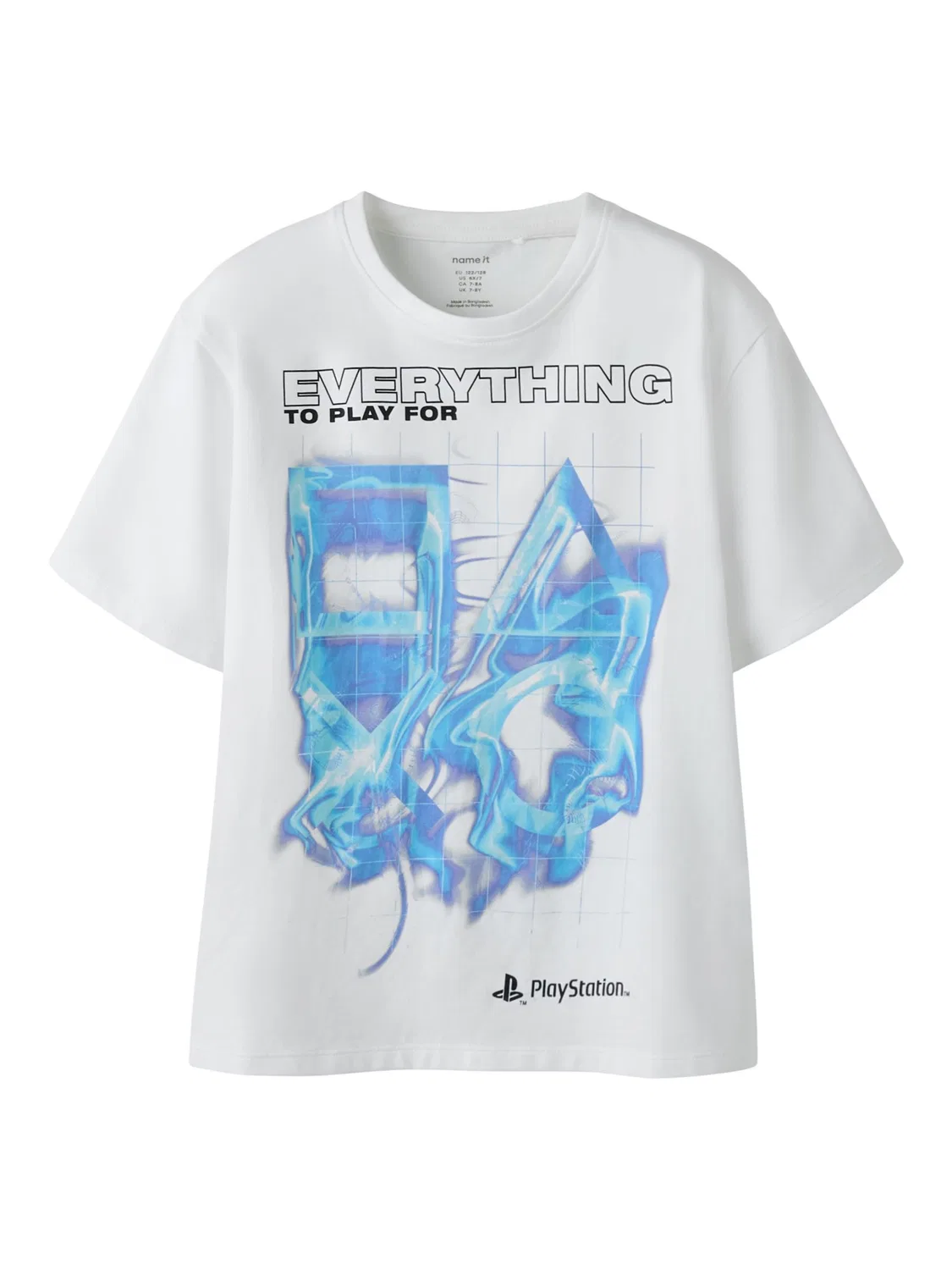 Футболка Name It NKMPlayStation белого цвета