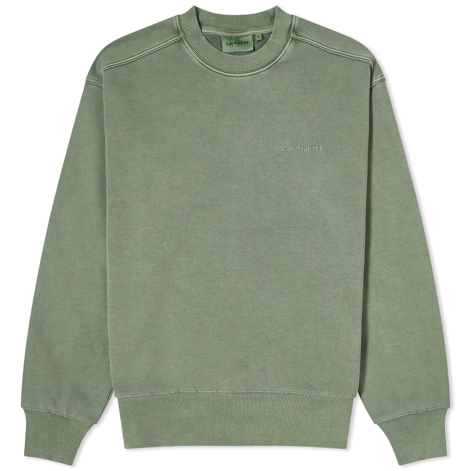 

Свитшот Carhartt Wip Duster Script, зеленый