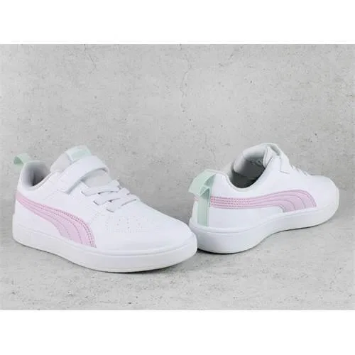 Детские кроссовки с липучкой Rickie Ac Ps Puma, Weiss — фото 4