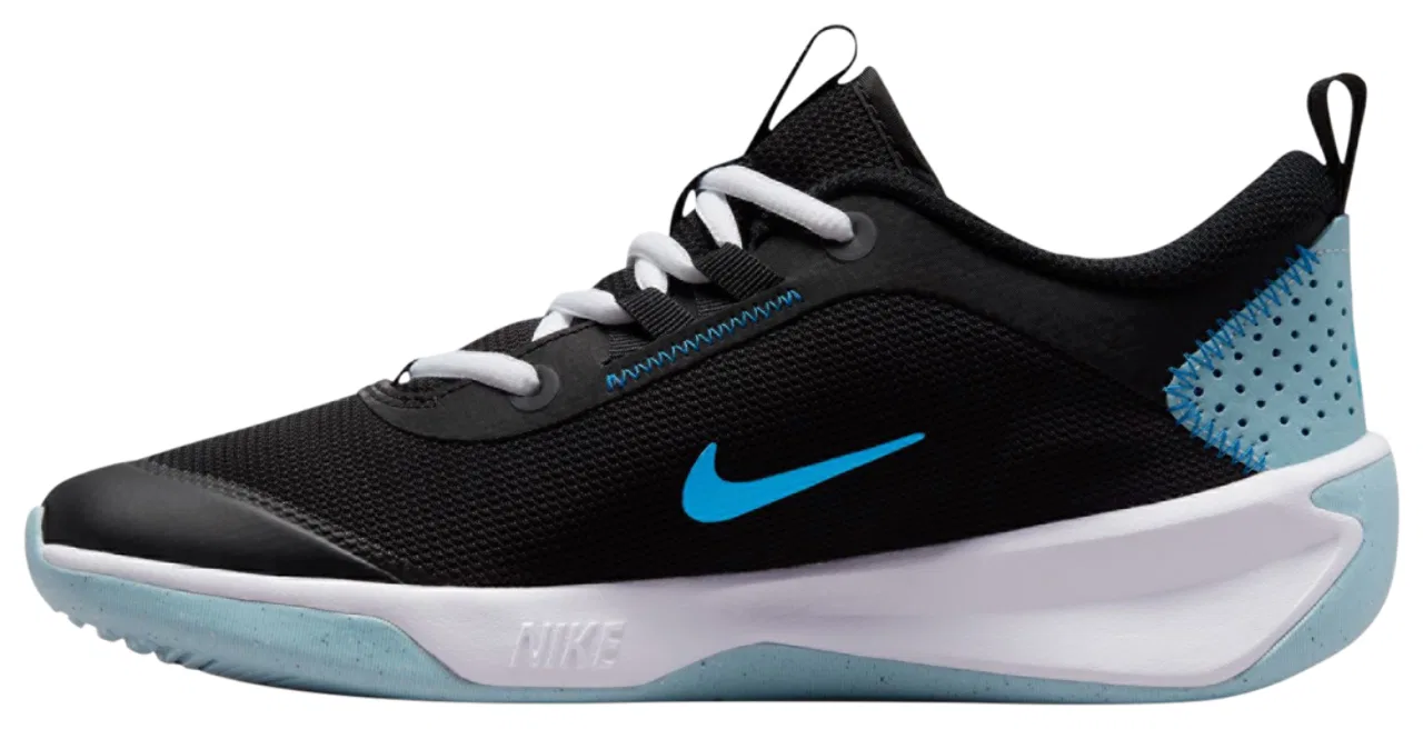 Детские кроссовки для мальчиков легкие Omni Nike, Black/Blue Lightning/Laser Orange — фото 2