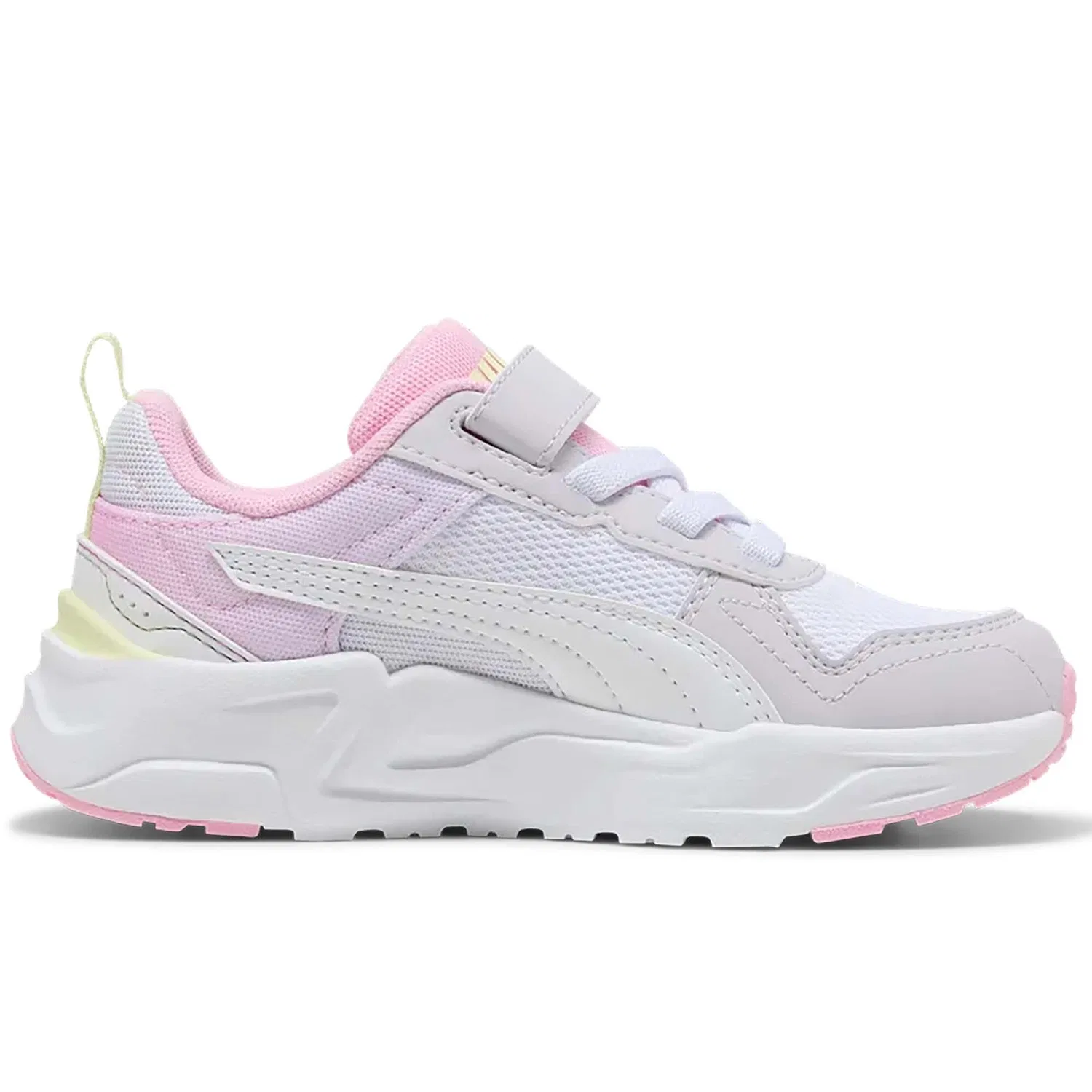 Детские спортивные кроссовки Puma Trinity 2 Lt Come On Ac+ Ps, Lavender Pop-PUMA White-Apple Spritz — фото 3