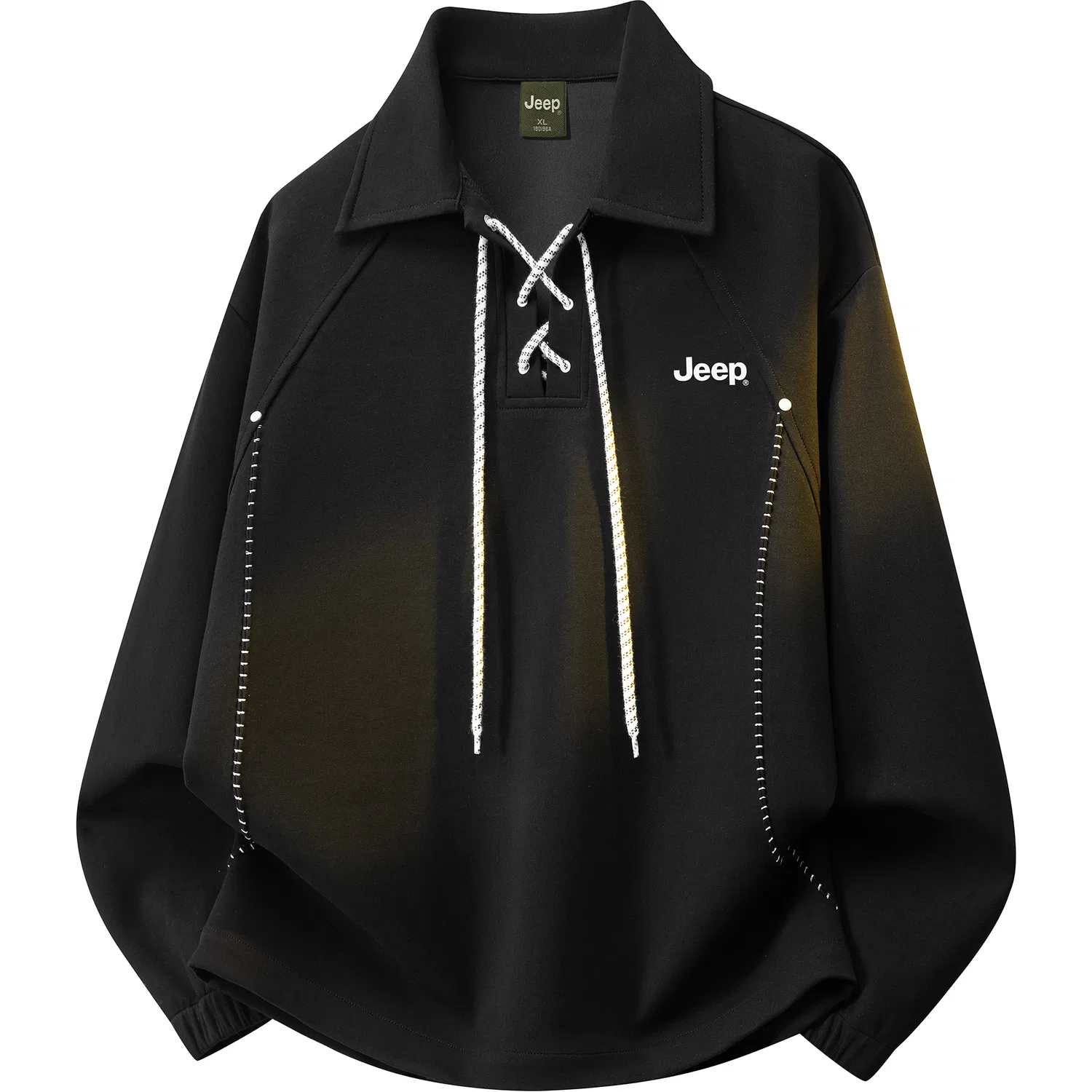 Детский свитшот с воротником Jeep Wrangler, Black