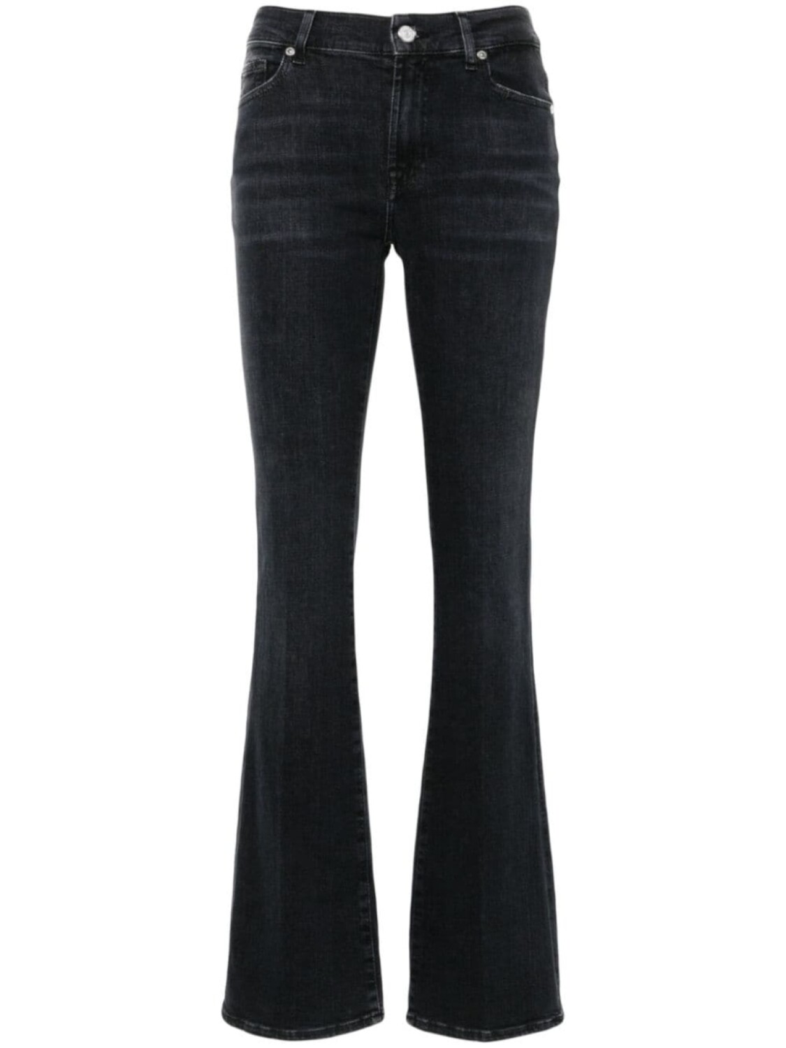 

7 For All Mankind джинсы Bootcut средней посадки Illusion Space, черный