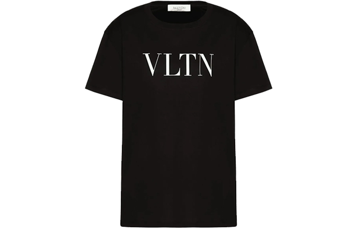 Valentino Футболка женская черная — фото 4