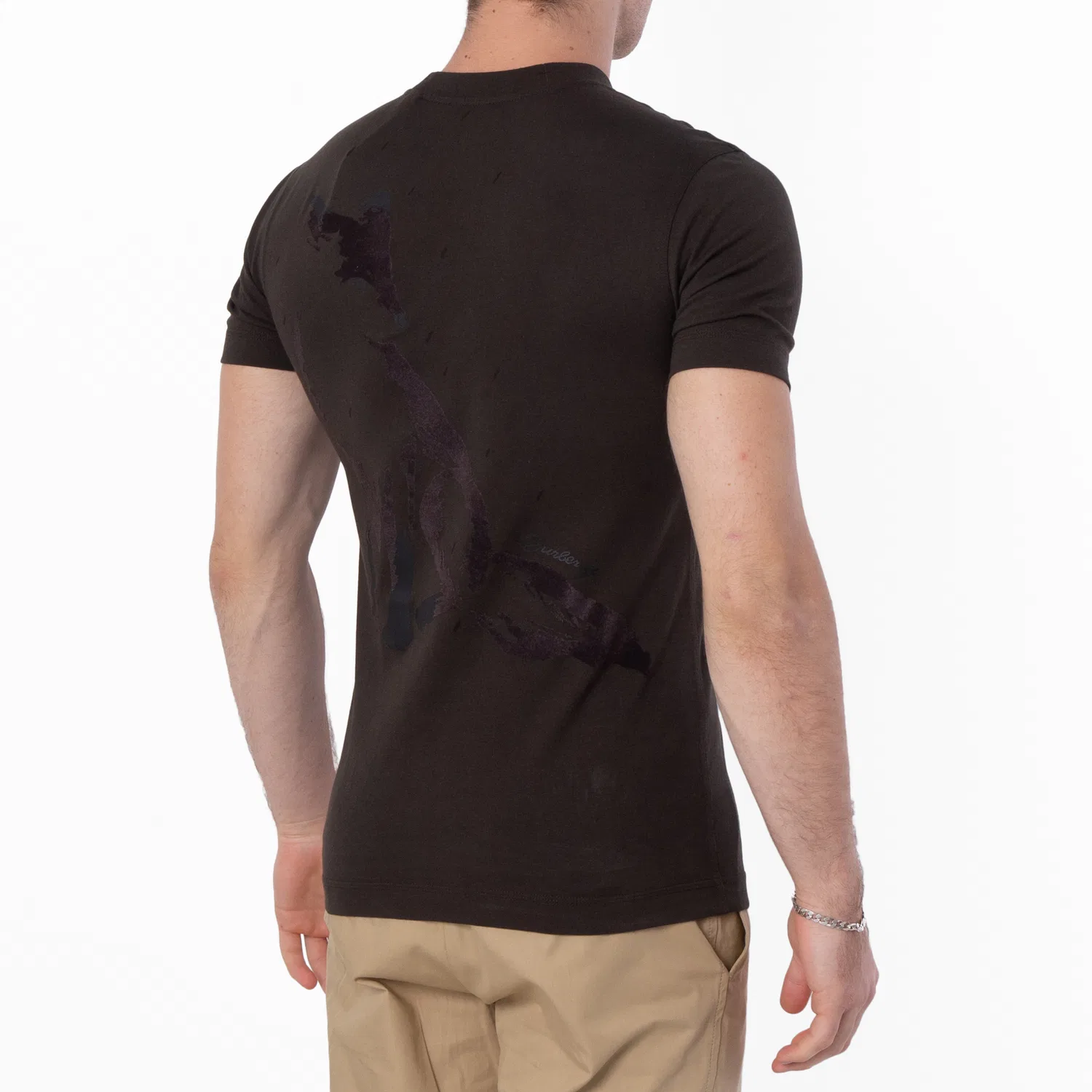 Футболка хлопковая с принтом Fox-Print Cotton T-Shirt Burberry, Snug — фото 3
