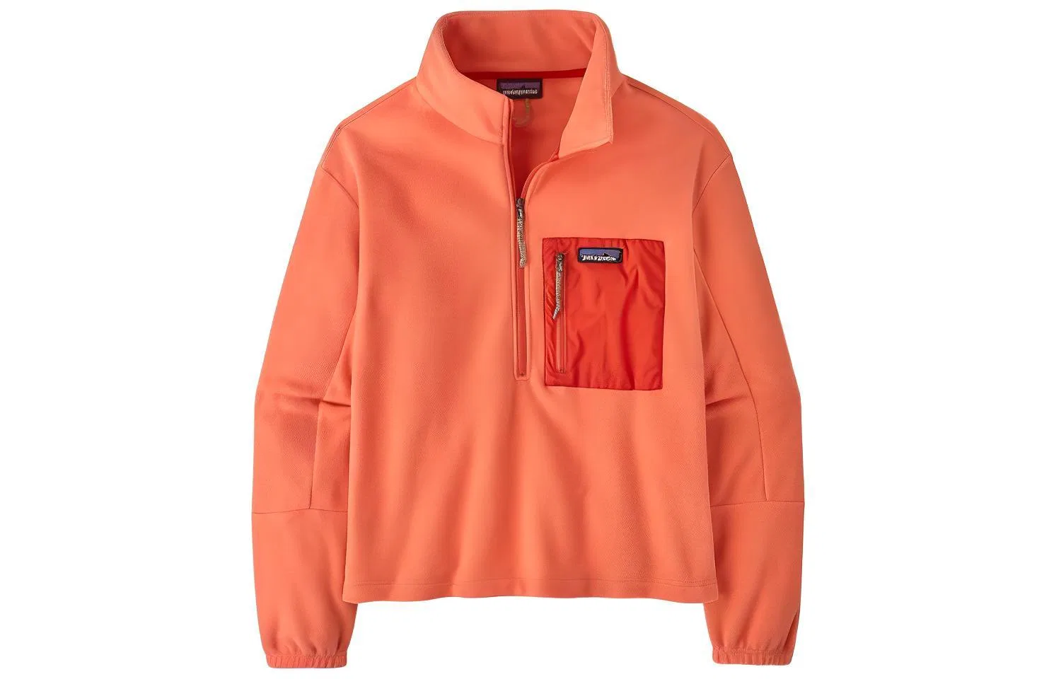 Женский свитшот с полузастежкой Patagonia Microdini, Silver Coral