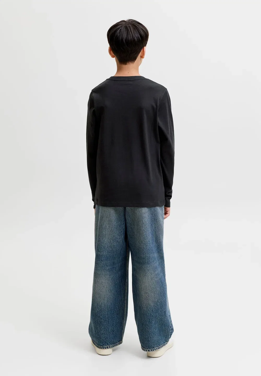 Футболка с длинными рукавами Jorfrederiksberg graphic box tee ls jnr - топ с длинными рукавами Jack & Jones Junior, Black Detail Jj — фото 3