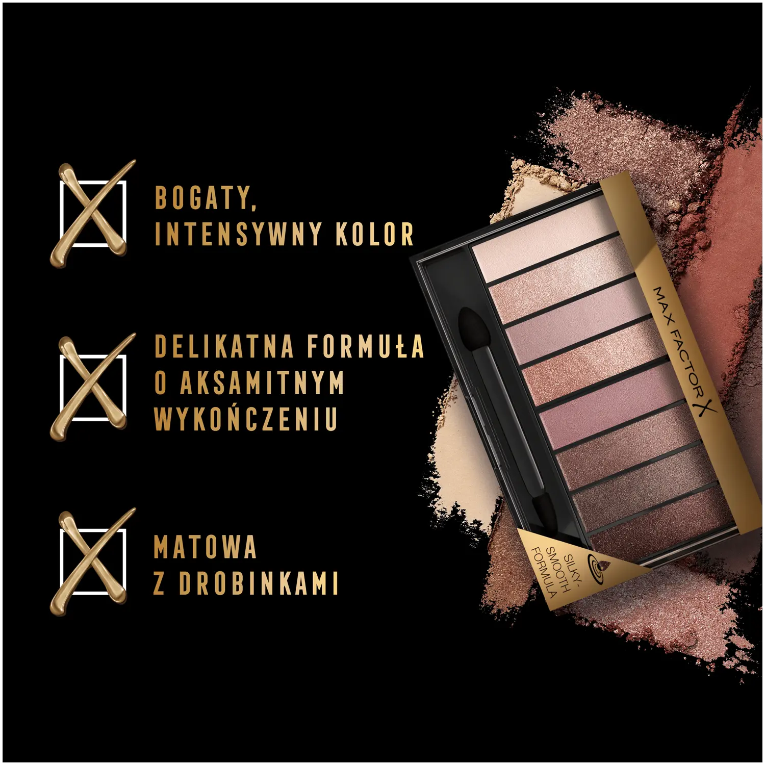 Max Factor Masterpiece Nude Palette палетка теней для век 03 нюдовых роз, 6,5 г — фото 2