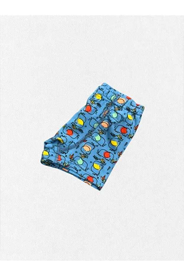 Детский комплект боксеров для мальчиков с принтом Elmas Kids, Blue — фото 4