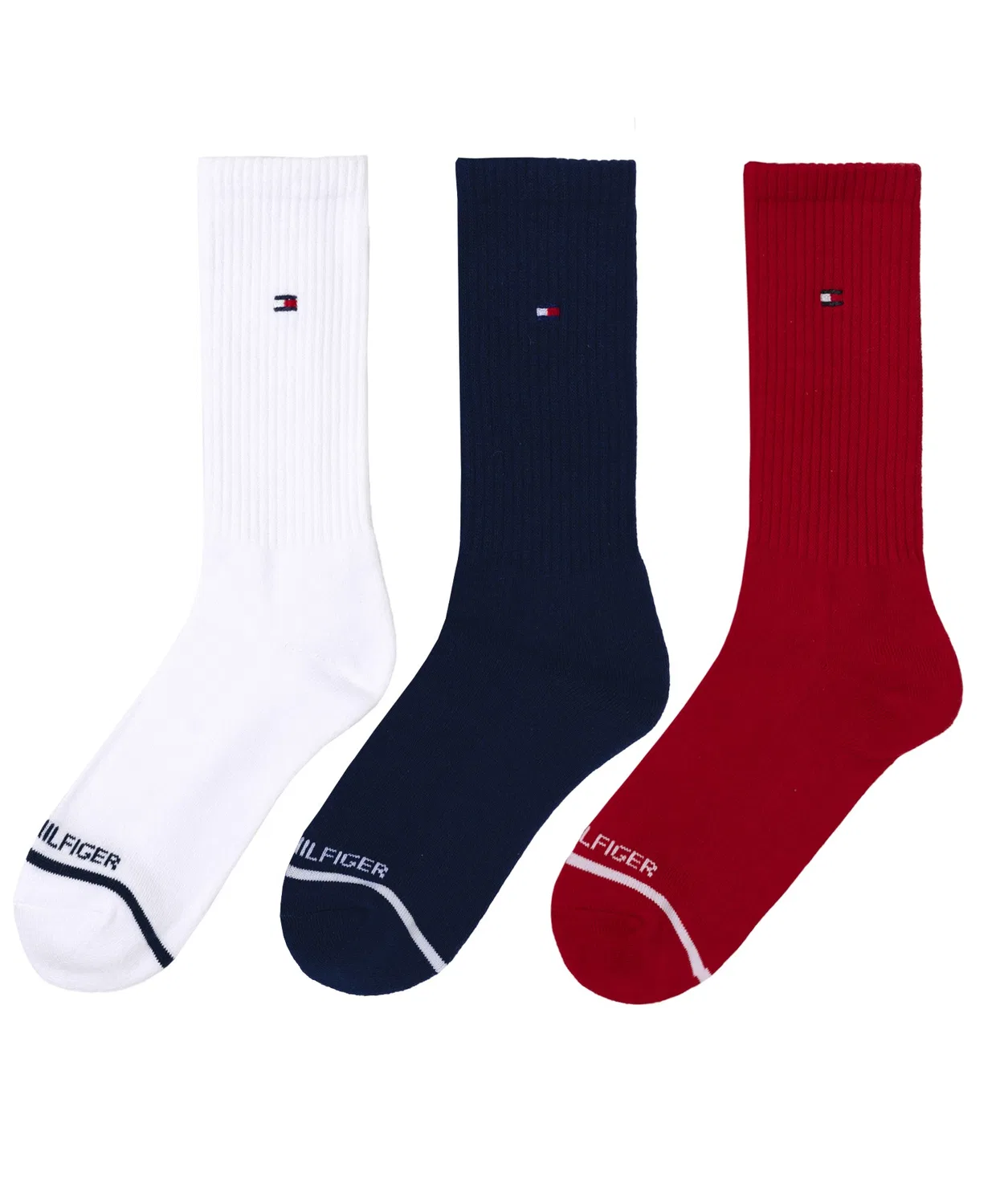 Мужские носки с логотипом, комплект из 3 пар, 23-25 см TOMMY HILFIGER, Other 2