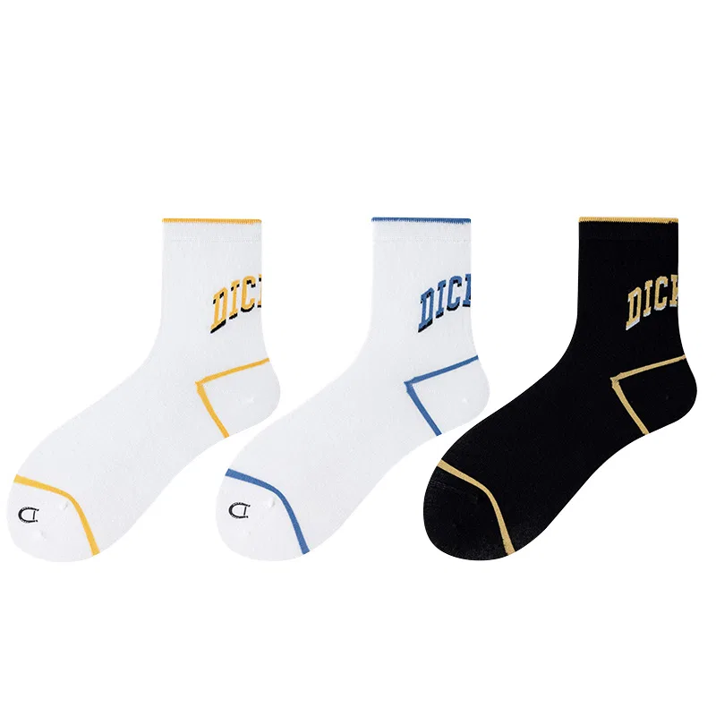Детские носки с длинным голенищем, комплект из 3 пар, Dickies, Black/Yellow/Gray Blue