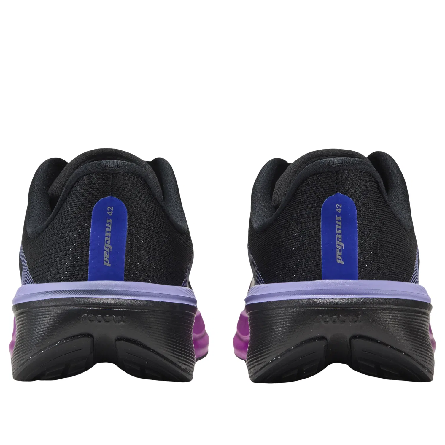 Детские кроссовки с сетчатым верхом Pegasus 42 'Black Violet Vivid Purple' Nike, Black/Persian Violet/Vivid Purple/Metallic Silver — фото 4