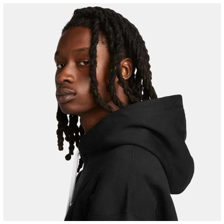 Мужской свитшот с капюшоном Solo Swoosh Nike, Черный — фото 2