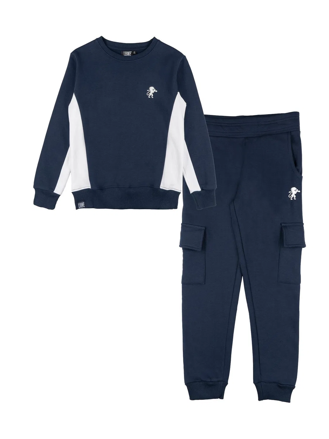 Детский спортивный костюм с принтом Leone 1947 Street Style, Цвет Blau Kosmosblau Leone 1947 Apparel