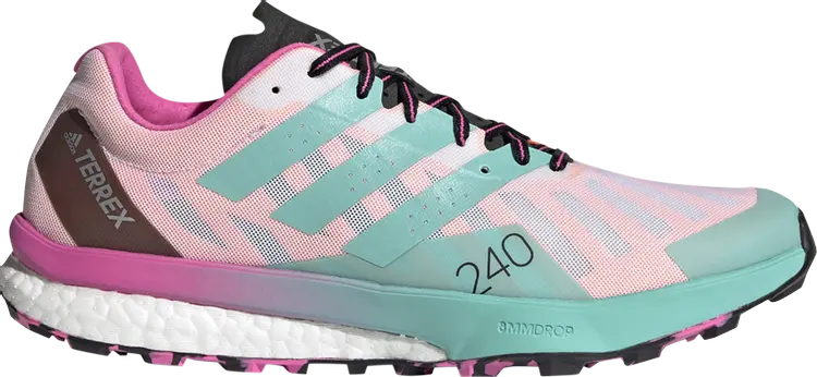 

Кроссовки Adidas Wmns Terrex Speed Ultra Trail 'Acid Mint Screaming Pink', розовый