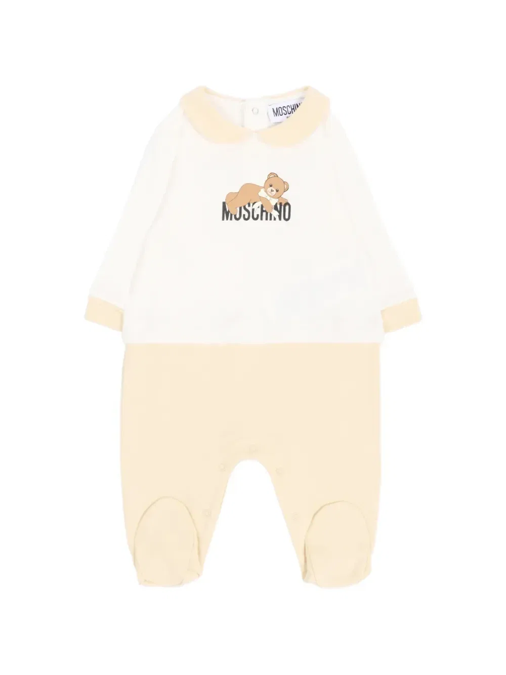 Пижама Teddy Bear с принтом Moschino Kids, белый