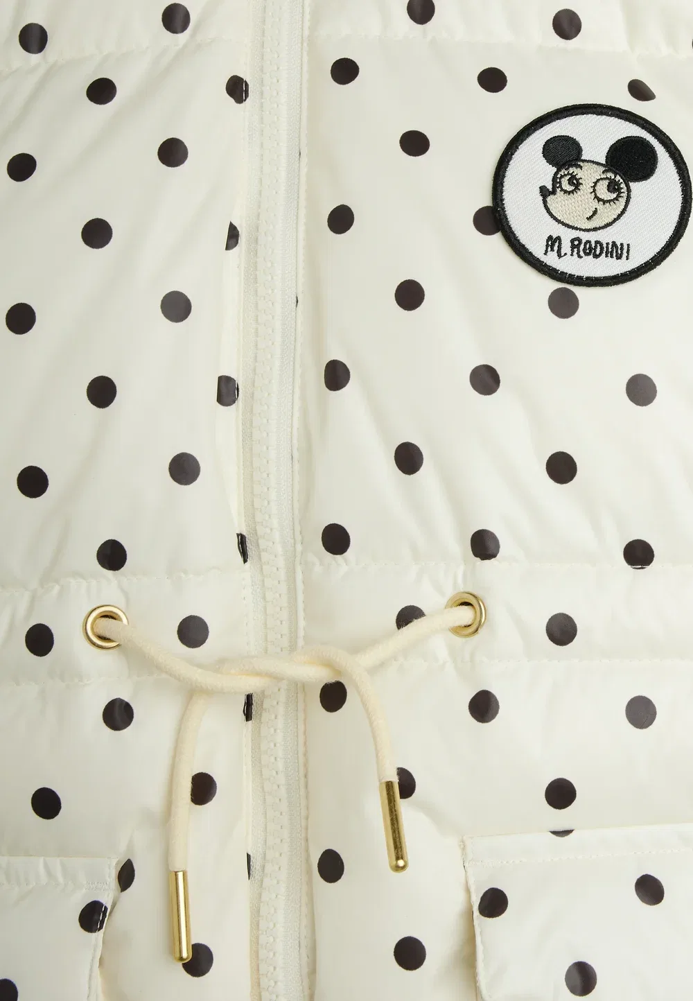 Зимняя куртка унисекс с нашивкой Ritzratz Mini Rodini, Offwhite — фото 4