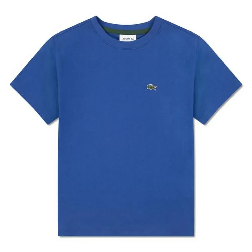 Детская футболка с коротким рукавом Lacoste kids, Blue