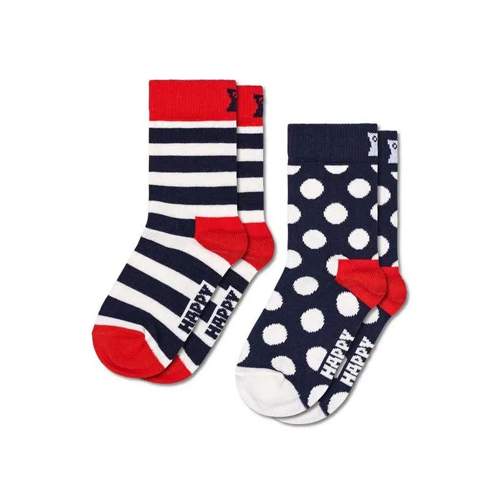 Носки в полоску, 2 пары Happy Socks, мультиколор