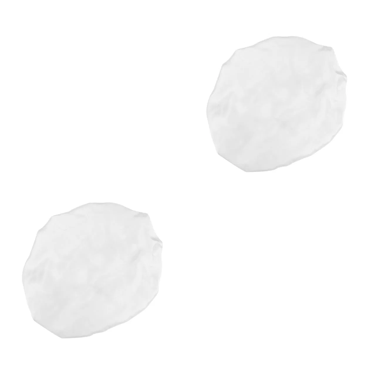 Шапочка для душа Silk Satin, FOMIYES, 2 Pack, White