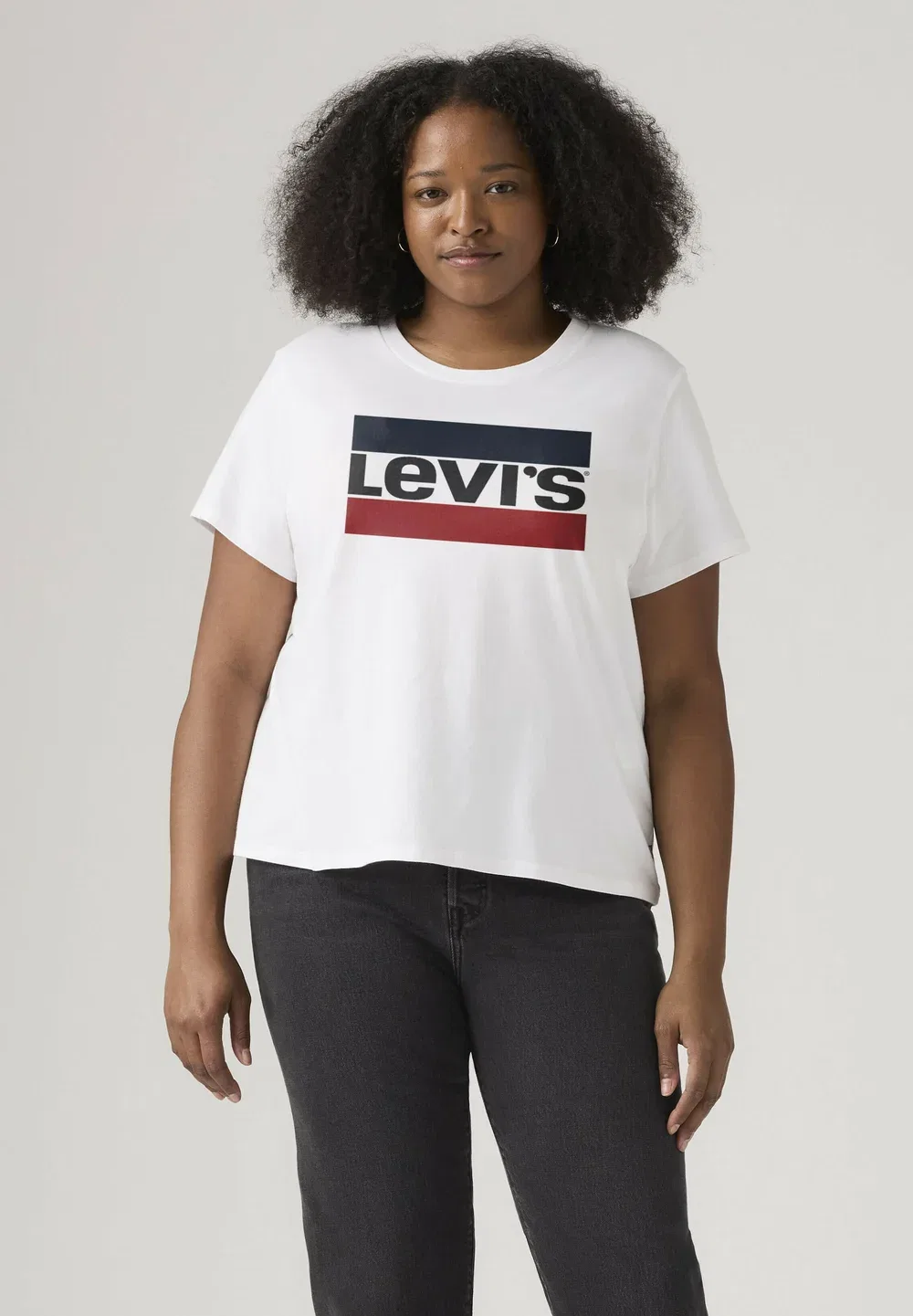 Lse_Pl идеальная футболка lse_batwing блестящая футболка с принтом Levi'S, Lse Batwing Glitter - Neutrals