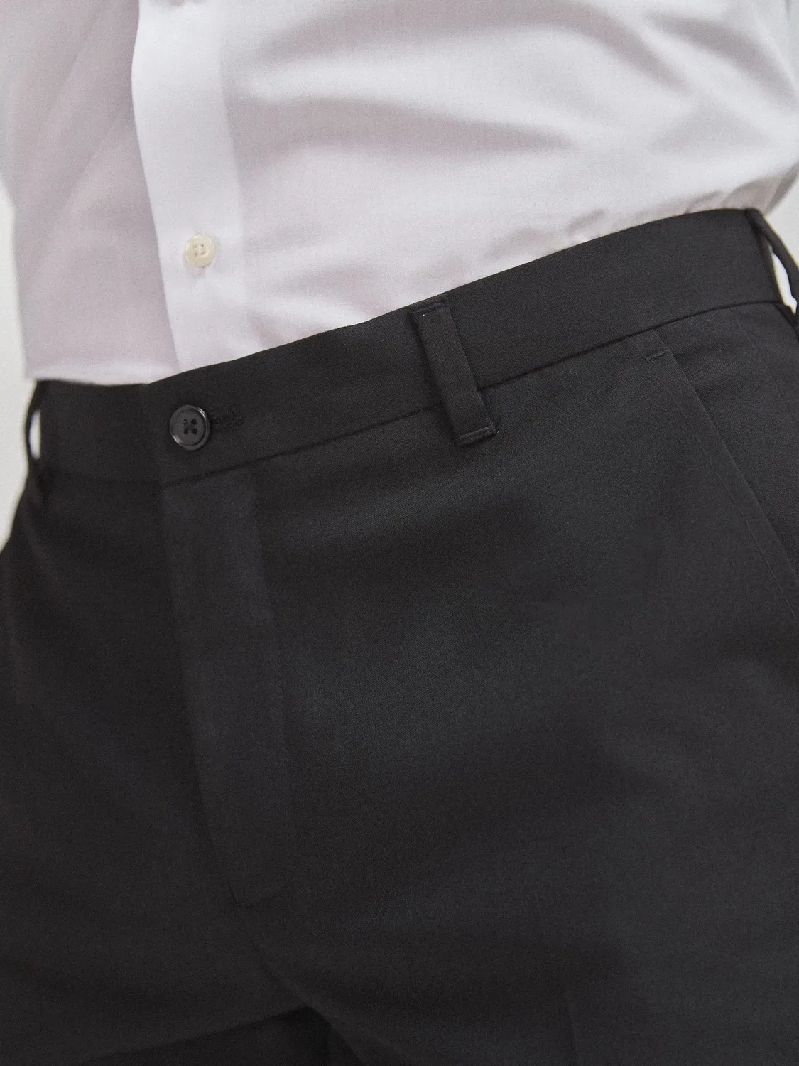 Брюки зауженные Slim Tapered Fit Next, черные — фото 3