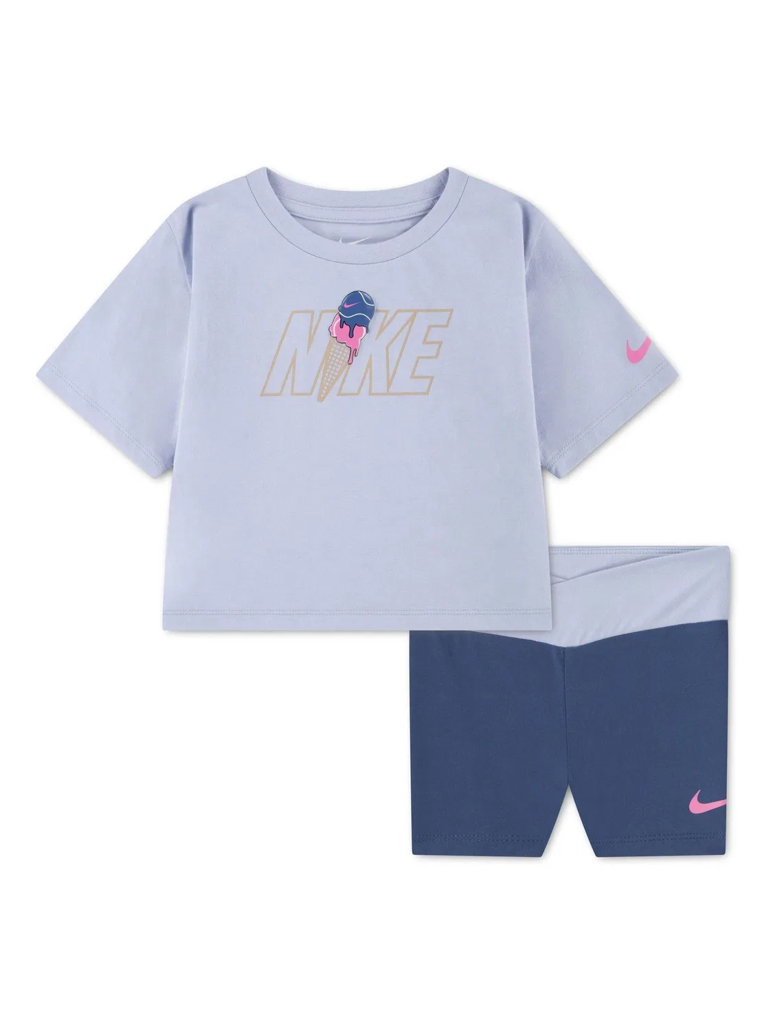 Футболка и шорты Nike, синий — фото 2