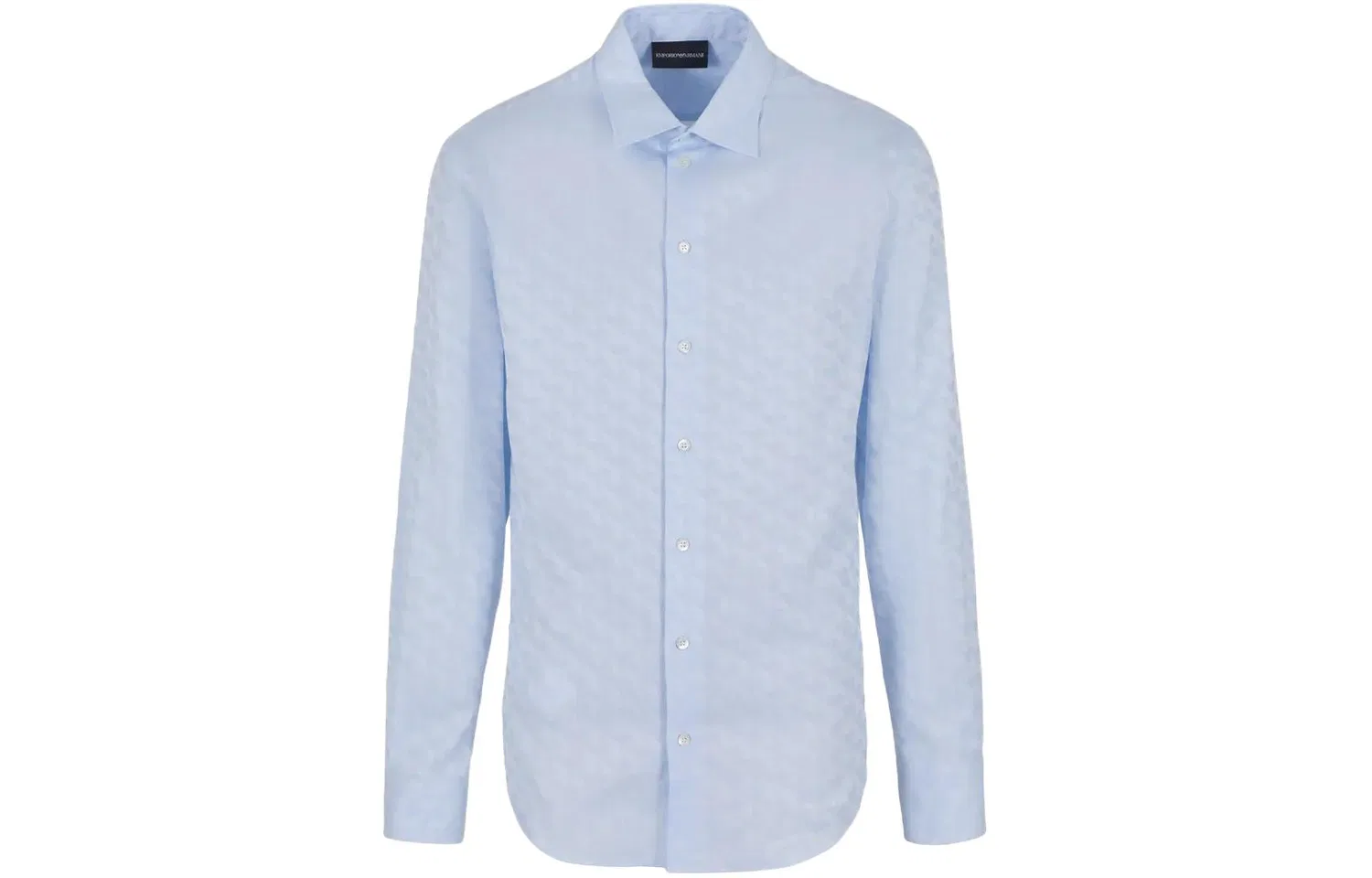 Мужская рубашка с длинным рукавом Emporio Armani, Blue