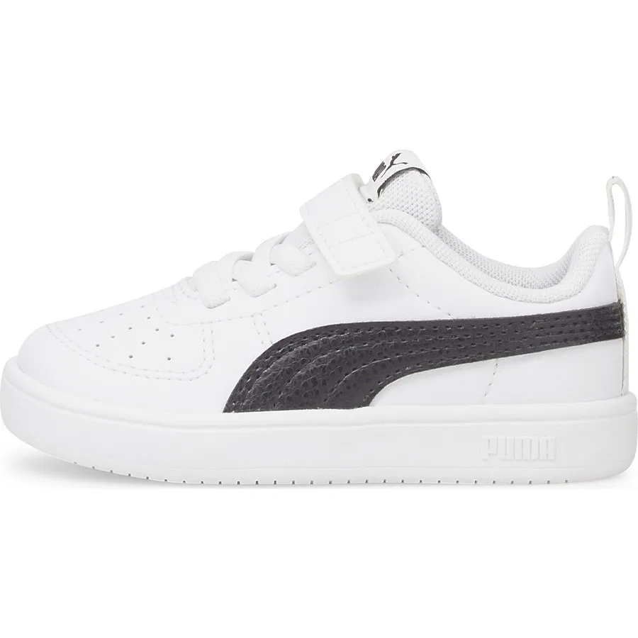 Детские кроссовки с шнуровкой Rickie Ac Inf Puma, Бело-черный