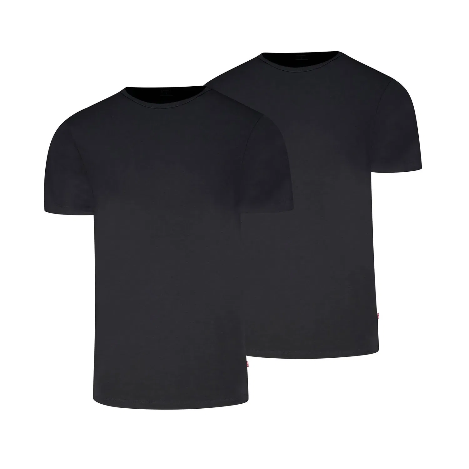 Мужская хлопковая футболка 2er Pack Levi's, Black