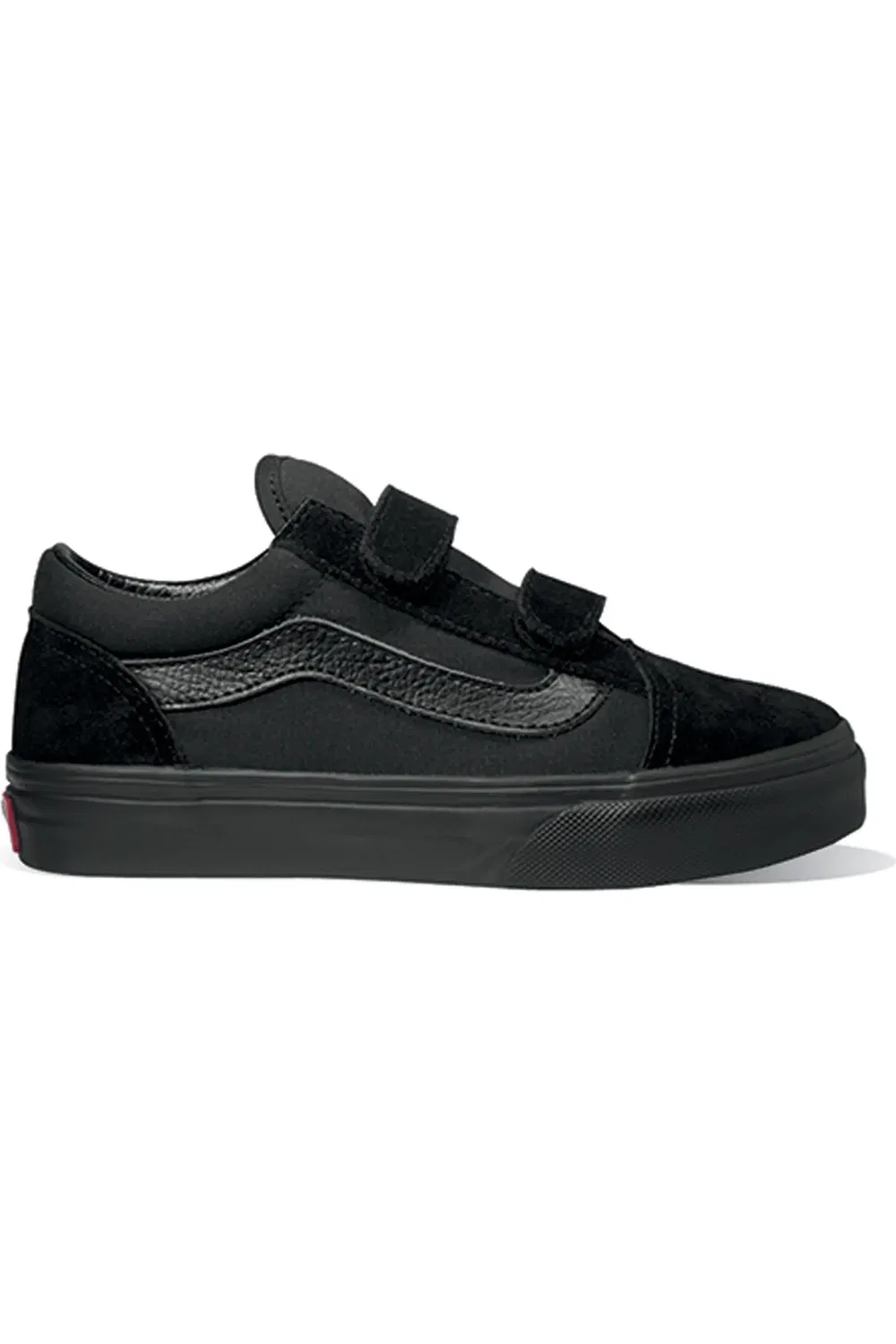 Детские кеды на липучках Old Skool Vans, Blk Blk
