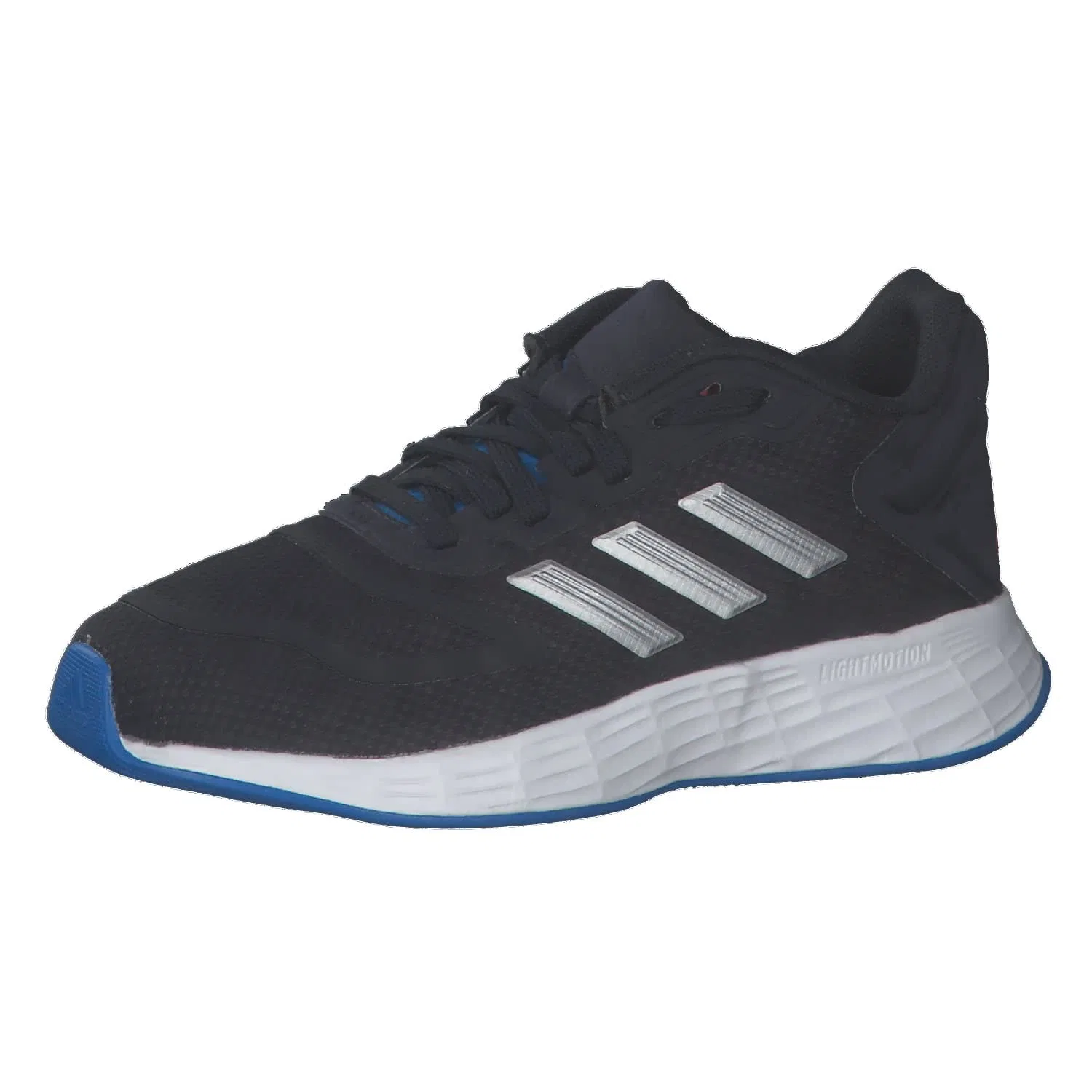 Детские кроссовки для мальчиков с шнуровкой Duramo 10 El K Adidas, Legend Ink Silver Met Blue Rush