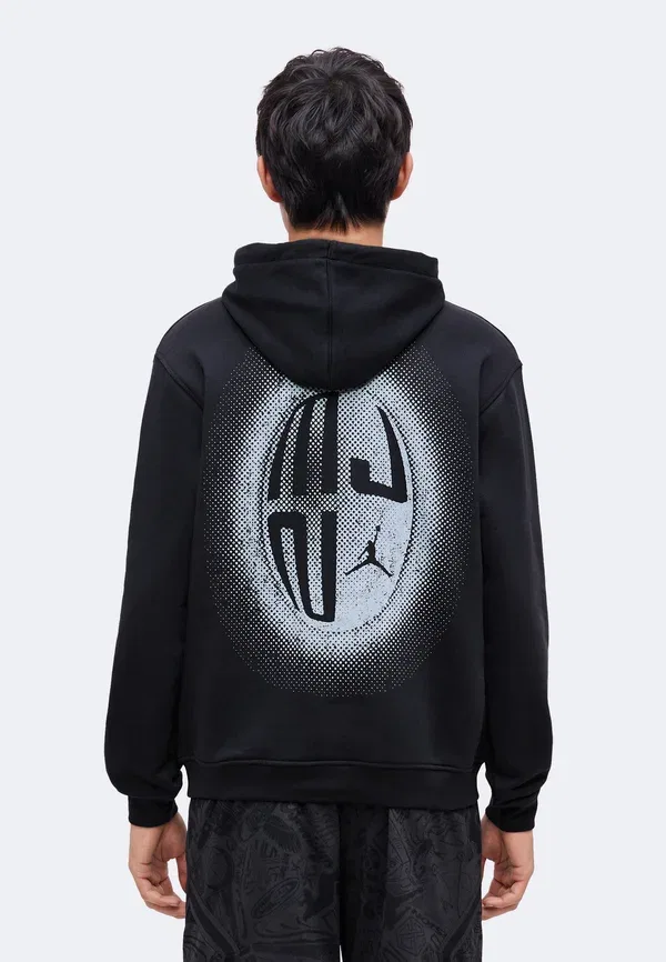 Спортивный кроссовер с графическим принтом - худи Jordan, черный