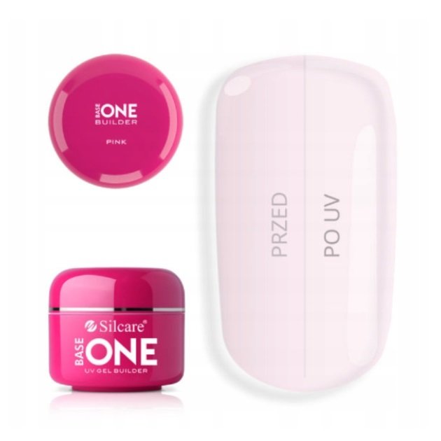 

Silcare Gel Uv Nail Base One Pink 15G