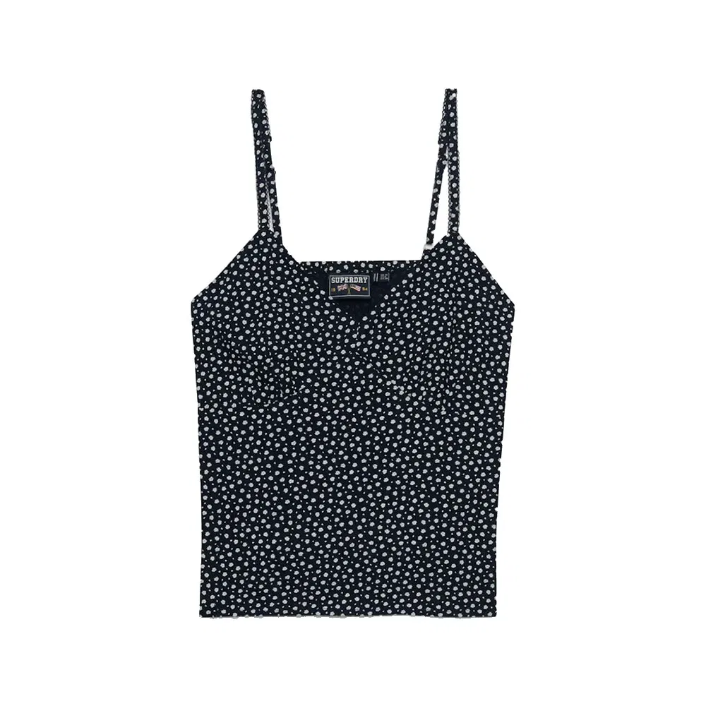 Топ без рукавов Cotton Cami Superdry, синий — фото 3
