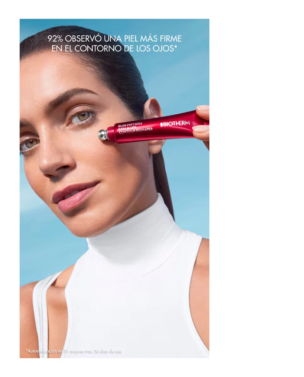 Средства против морщин, 15 мл, Bálsamo Ojos Labios Blue Peptides Eyes & Lips Reshaper, Biotherm — фото 2