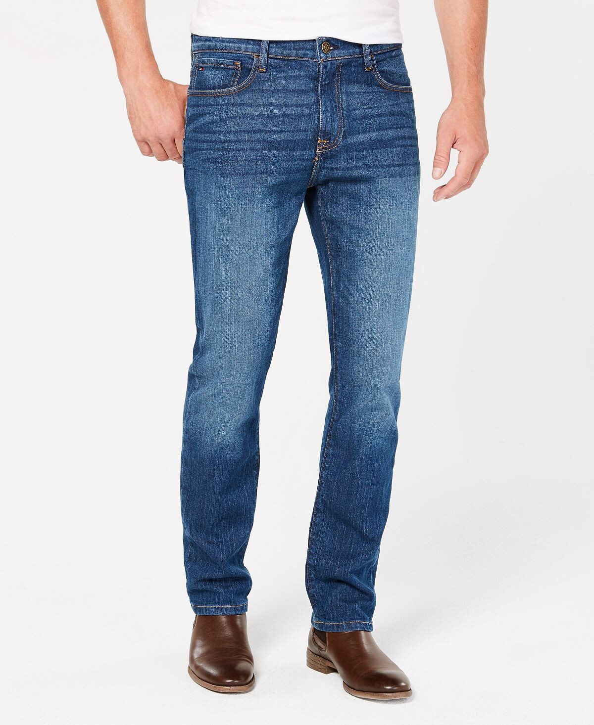 

Мужские джинсы прямого кроя стрейч Tommy Jeans, мульти
