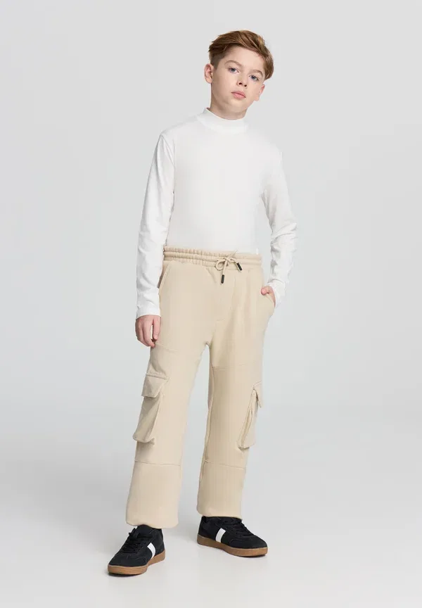 Комплект из двух лонгсливов, однотонный, Pack 2 - long sleeved top, Terranova, белый, синий