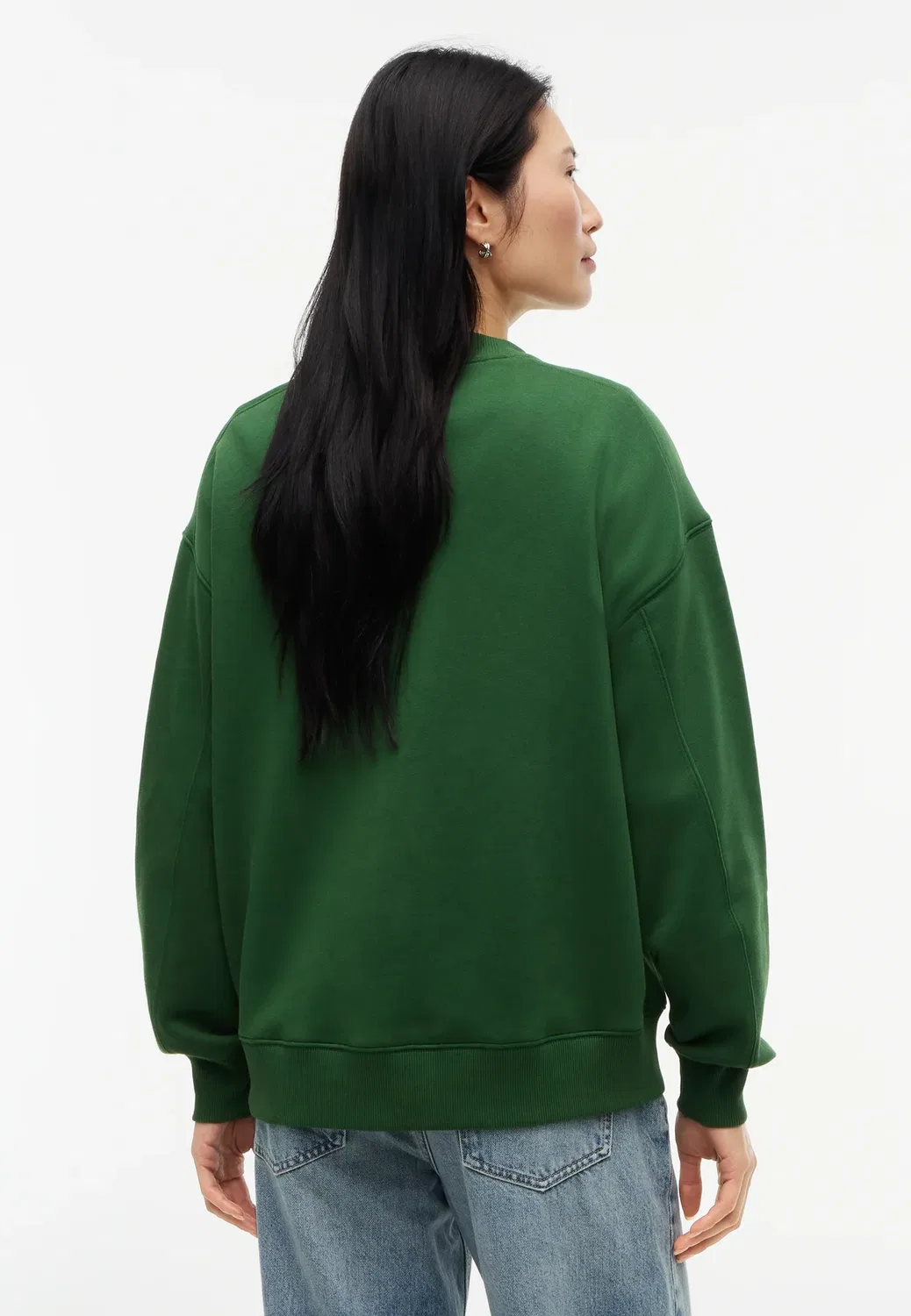 Свитшот университетской формы Tommy Hilfiger, Deep Evergreen — фото 3