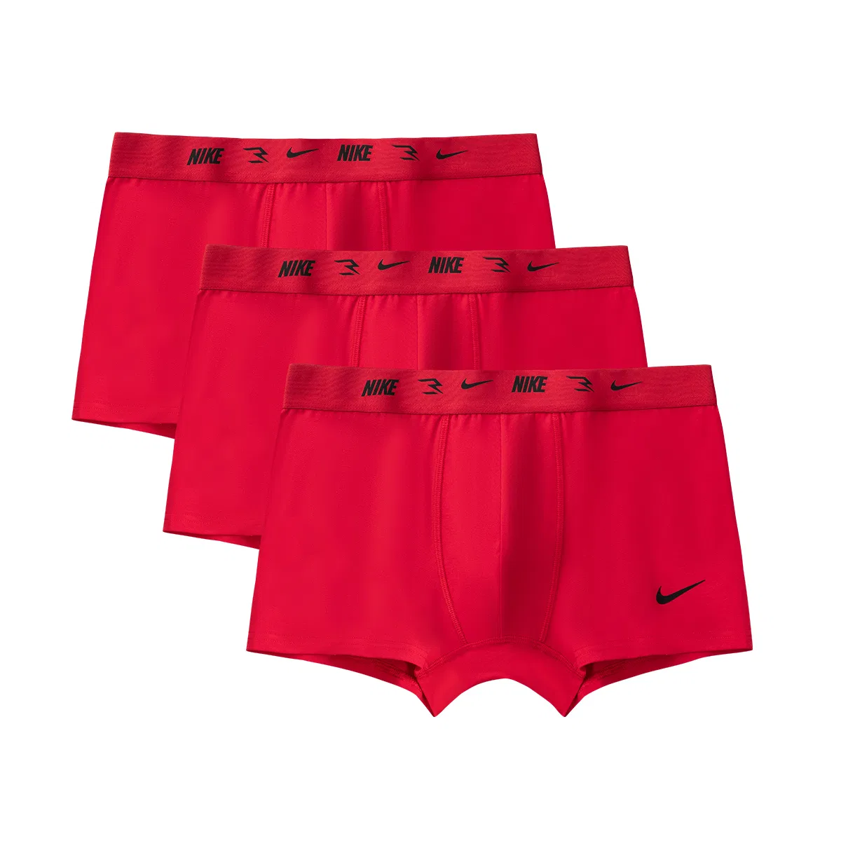 Детские трусы 3 шт с электронным принтом Nike, Electronic Red