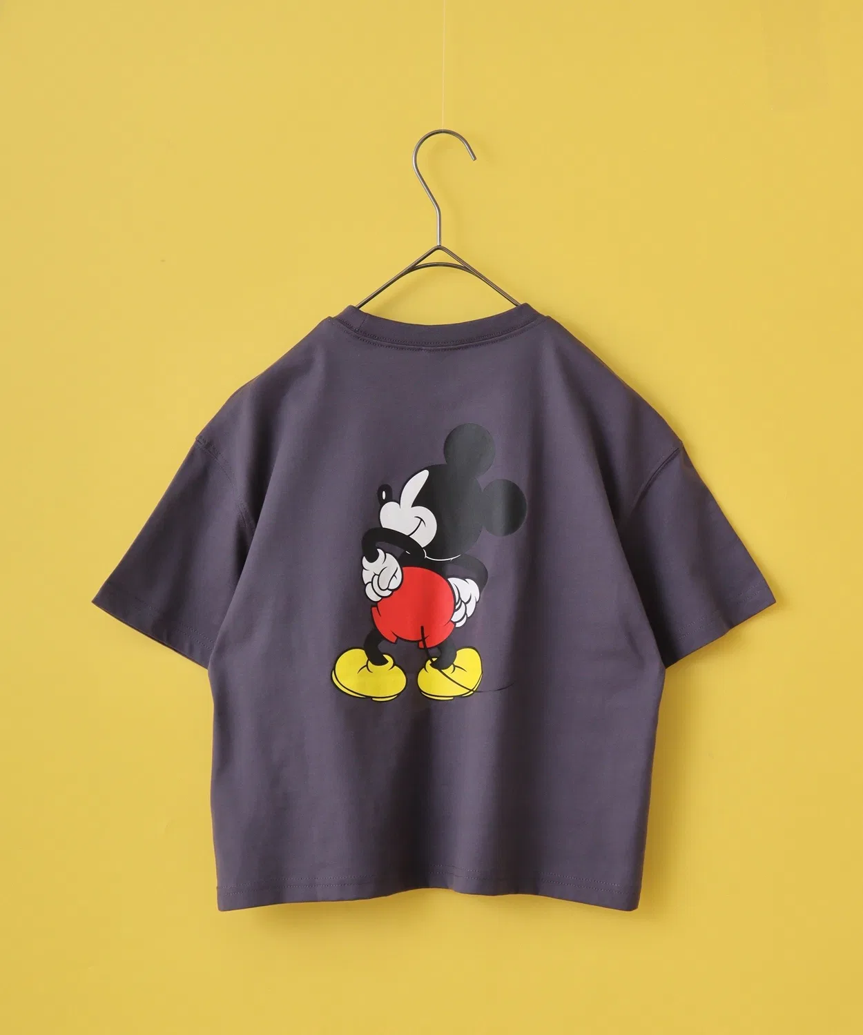 Детская футболка оверсайз с принтом Mickey Mouse MICKEY MOUSE, Heather Charcoal