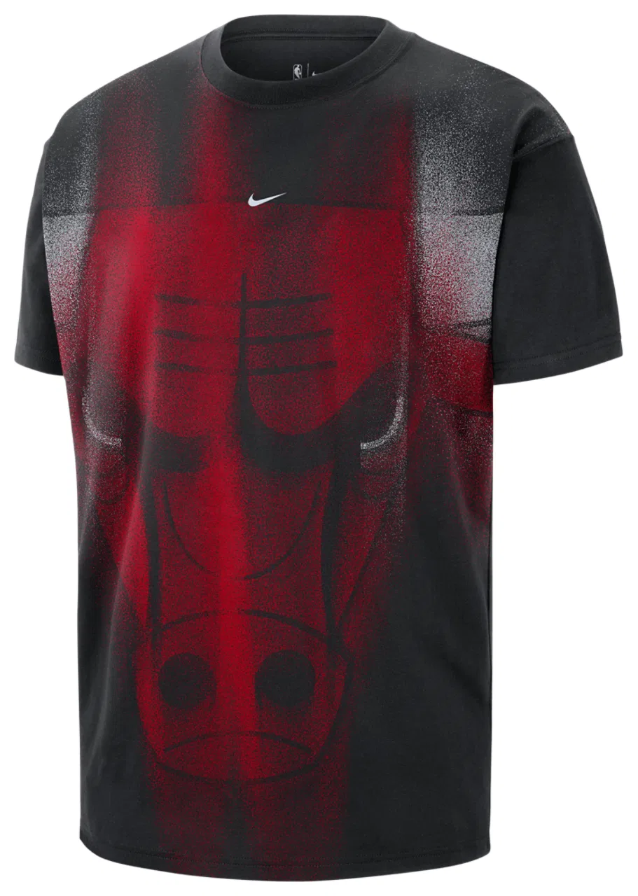 Мужская футболка с командной графикой Bulls Icon Nike, черный