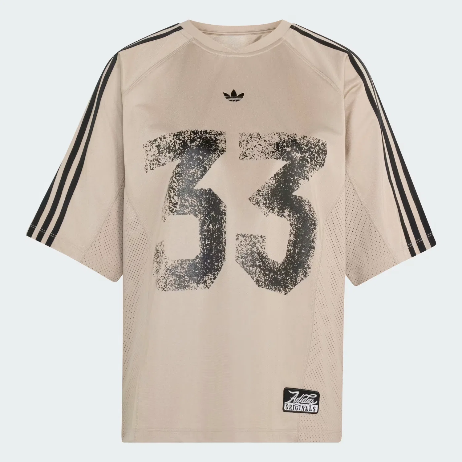 Женский топ оверсайз Jersey Top Adidas Originals, Wonder Beige — фото 4