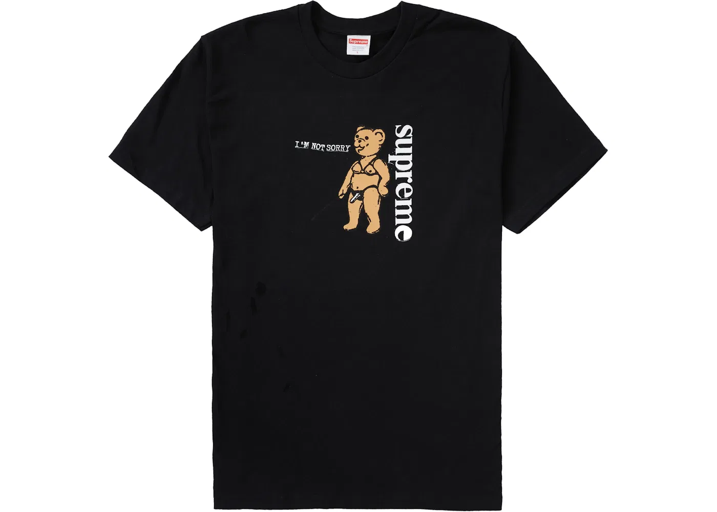 Мужская футболка с длинным рукавом Supreme Tee, Black