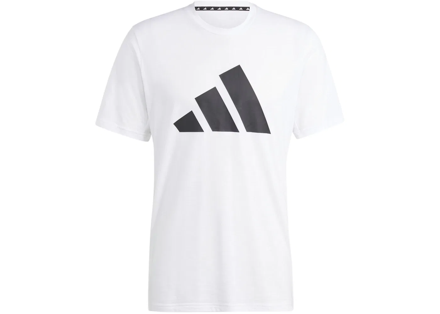 Мужская футболка с логотипом Train Essentials Feelready Adidas, цвет White Black