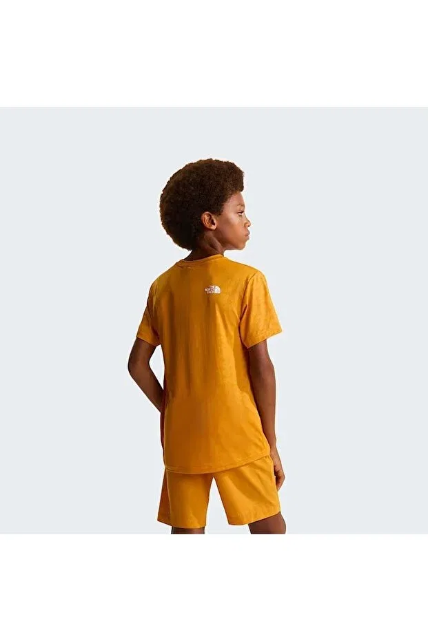 Детская футболка для девочек с принтом Teen pentadome embossed 24/7 ss tee The North Face, Mixed — фото 3