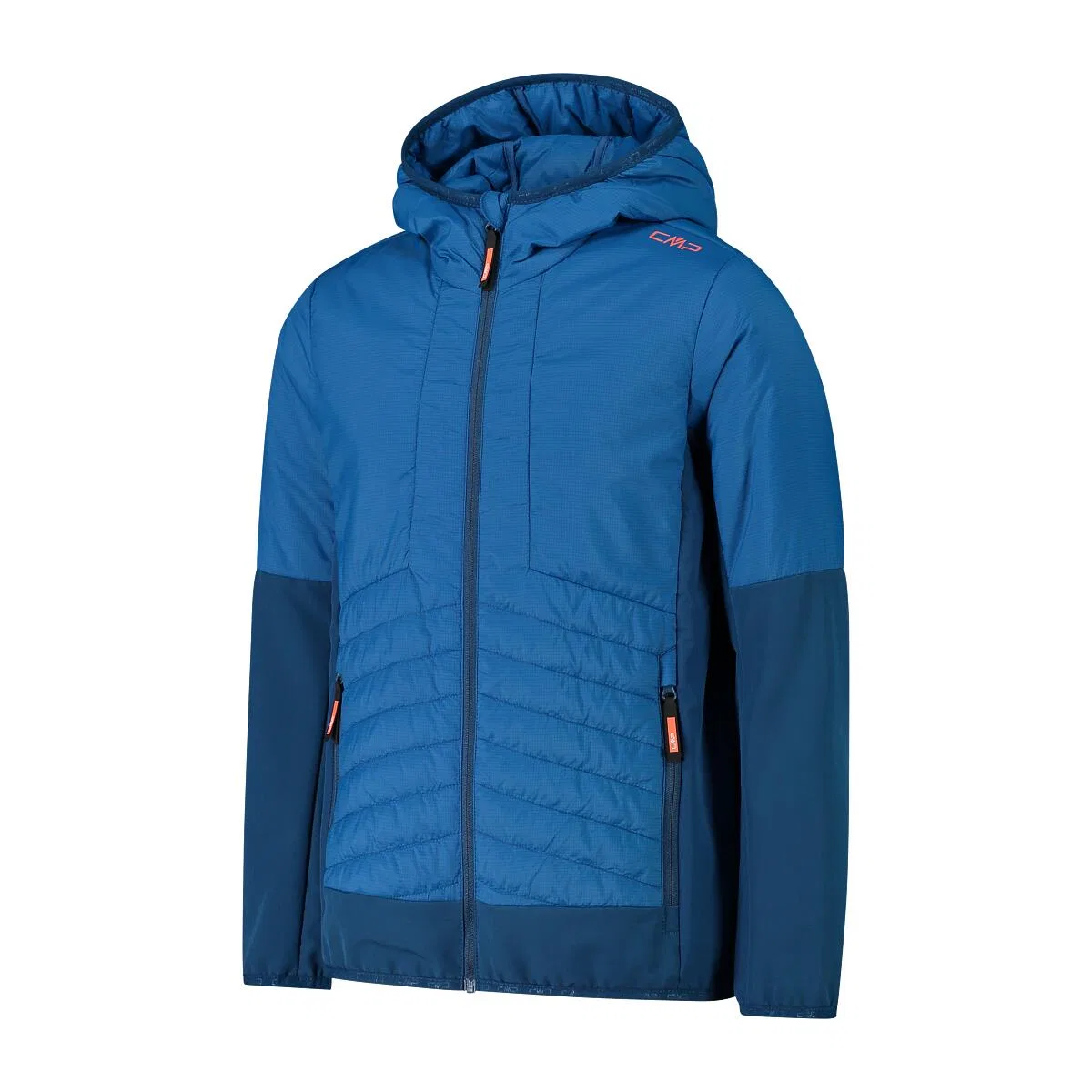 Детская стеганая куртка для мальчиков KID HYBRID JACKET FIX HOOD Cmp, Konigsblau — фото 3